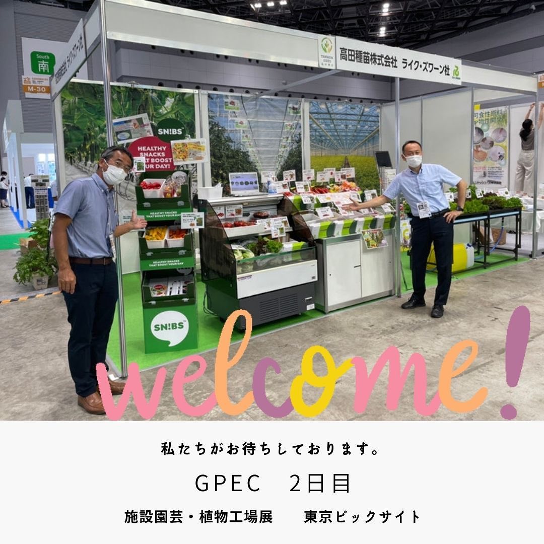 GPEC 2日目となりました。昨日と同様たくさんの品種を展示してみなさまのご来場をお待ちしております！#高田種苗#ライクズワーン#野菜#収穫#GPEC#展示会#東京ビックサイト#rijkzwaan